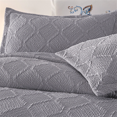 PUFFY ÇİFT KİŞİLİK JULİAN YATAK ÖRTÜSÜ SET - FÜME