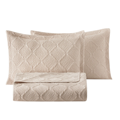 PUFFY ÇİFT KİŞİLİK JULİAN YATAK ÖRTÜSÜ SET - BEJ