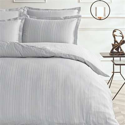 PUFFY ÇİFT KİŞİLİK MELVİN BAMBU SATEN NEVRESİM SET GRİ