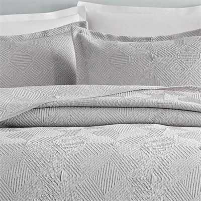 PUFFY ÇİFT KİŞİLİK SHAY YATAK ÖRTÜSÜ SET - GRİ