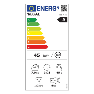 REGAL CMI 71101 7 KG ÇAMAŞIR MAKİNESİ