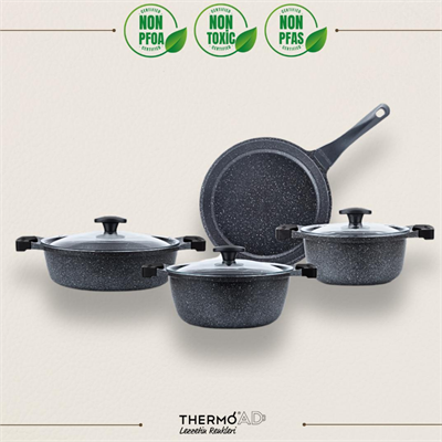 THERMOAD GRANEU 7 PARÇA DÖKÜM GRANİT TENCERE SET