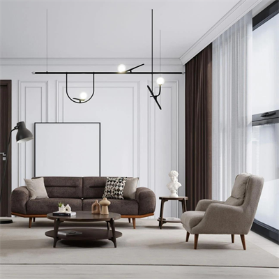 TİFFANY OTURMA GRUBU KAHVERENGİ - TAŞ