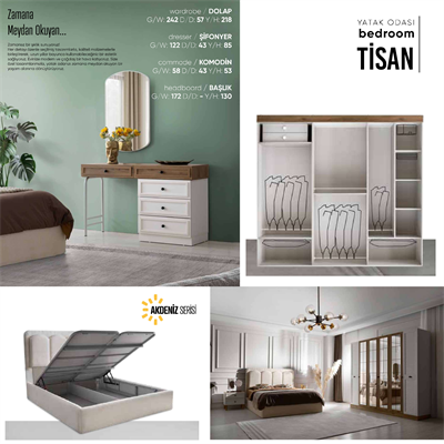 TİSAN YATAK ODASI TAKIMI