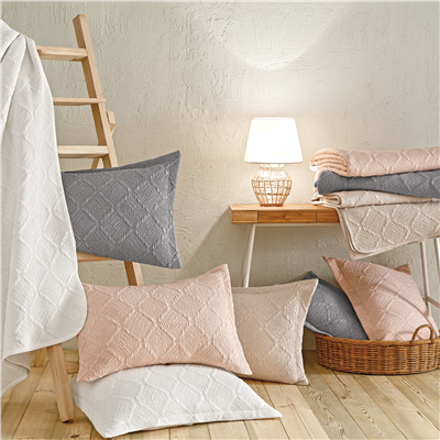 YATAŞ PUFFY JULİAN YATAK ÖRTÜSÜ SET - İNDİGO