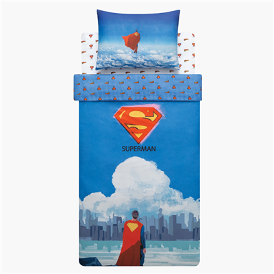 YATAŞ PUFFY SUPERMAN CLOAK RANFORCE NEVRESİM TAKIMI - MAVİ