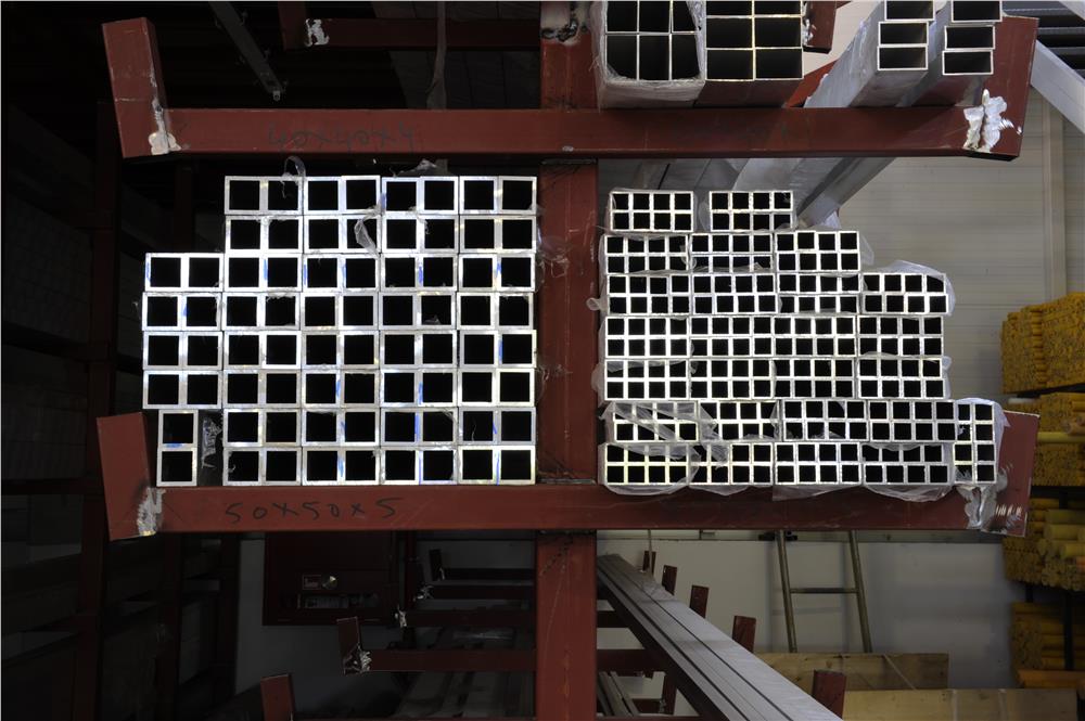 Alüminyum Kutu Profil 50x100x2 mm 6000 mm