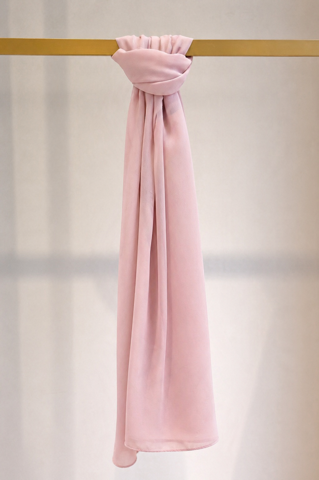 Pembe Janjan Şifon Şal