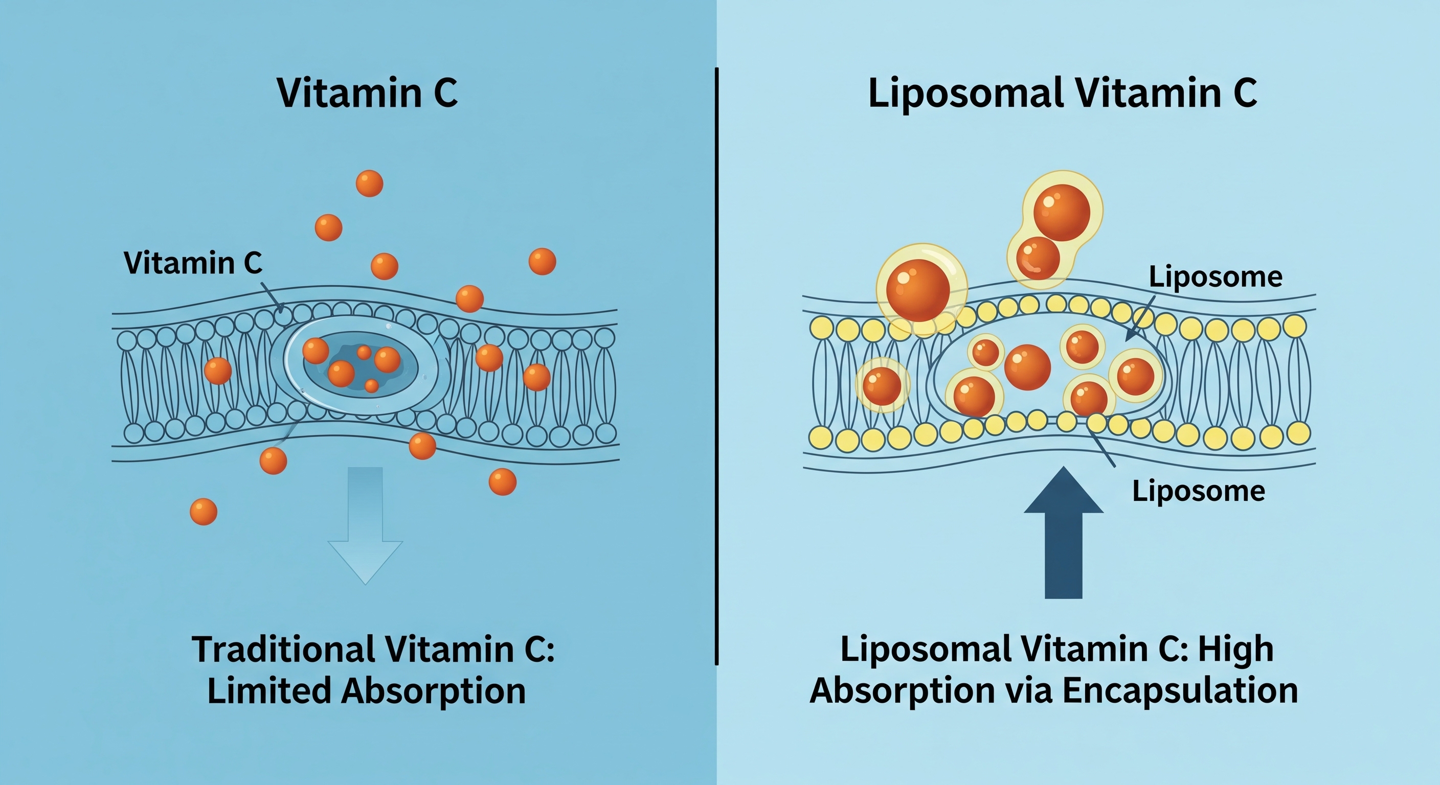 Geleneksel C Vitaminine Karşı Lipozomal C Vitamini: Farkları Nelerdir?