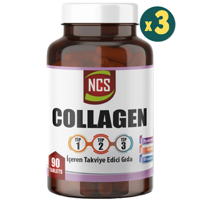 NCS Hidrolize Collagen Tip 1-2-3 90 Tablet 3 Adet Fiyatları - Modern Eczane