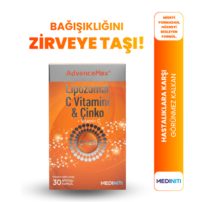 Advancemax Lipozomal C Vitamini & Çinko 30 Kapsül