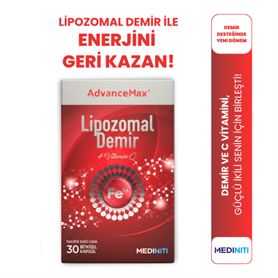 Advancemax Lipozomal Demir 30 Kapsül