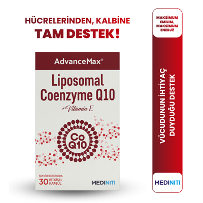 Advancemax Lipozomal Koenzim Q10 30 Kapsül