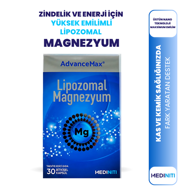 Advancemax Lipozomal Magnezyum 30 Kapsül Fiyatları - Modern Eczane