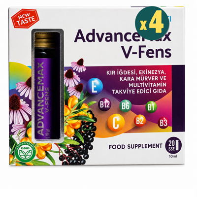 Advancemax V-fens Multivitamin 10 ml x 20 Shot 4 Adet Fiyatları - Modern Eczane