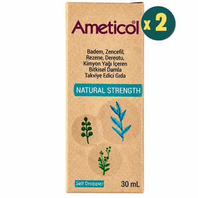 Ameticol Natural Strength Bitkisel İçerikli Damla 30 ml 2 Adet Fiyatları - Modern Eczane