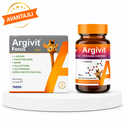 Argivit Focus 30 Saşe & Argivit Citicoline Chewable 30 Tablet Fiyatları - Modern Eczane