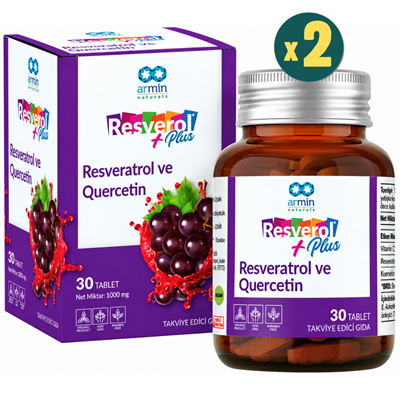 Armin Resverol Plus Quercetin 30 Tablet 2 Adet Fiyatları - Modern Eczane