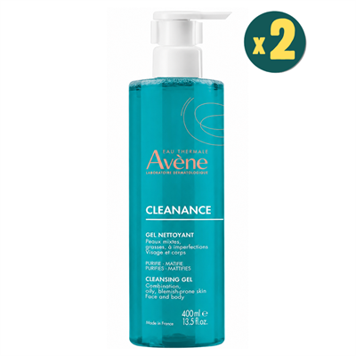 Avène Cleanance Cleansing Gel 400 ml 2 Adet Fiyatları - Modern Eczane