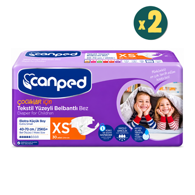 Canped Belbantlı Hasta Bezi xSmall 30'lu 2 Adet Fiyatları - Modern Eczane