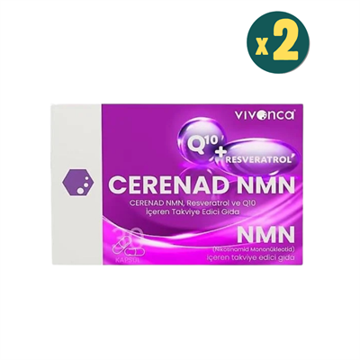 Cerenad NMN 30 Kapsül Resveratrol ve Koenzim Q10 2 Adet-  Modern Eczane