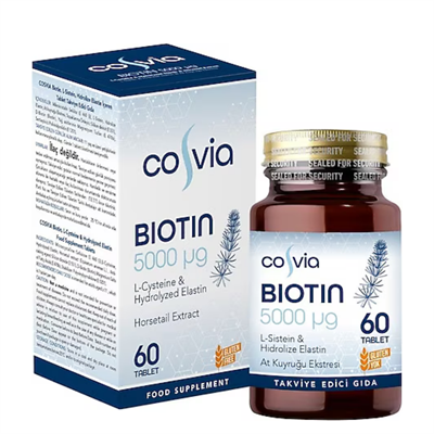 Cosvia Biotin 5000 mcg 60 Kapsül Fiyatları - Modern Eczane