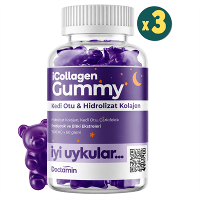 Doctamin iCollagen İyi Uykular 1500 mg 60 Tablet 3 Adet Fiyatları - Modern Eczane