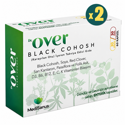 Dr.Over Black Cohosh Karayılan Otu 60 Tablet 2 Adet Fiyatları - Modern Eczane