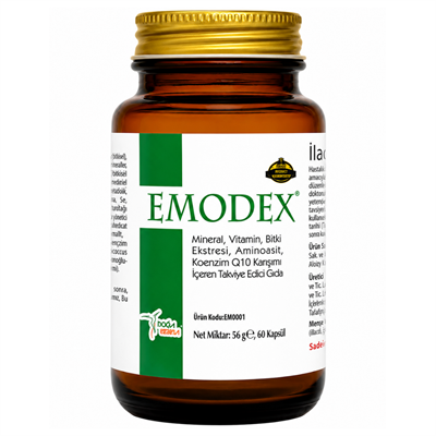 Emodex Takviye Edici Gıda 60 Kapsül Fiyatları - Modern Eczane
