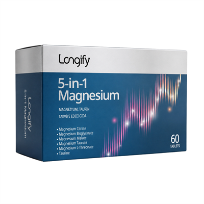 Longify 5 in 1 Magnesium 60 Tablet Fiyatları - Modern Eczane