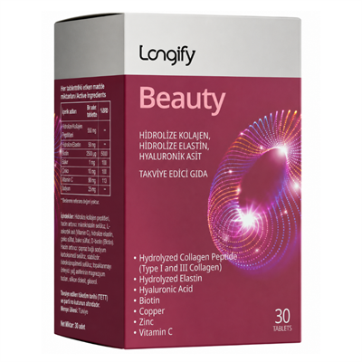 Longify Beauty Tip 1-3 Kolajen 30 Tablet Fiyatları - Modern Eczane