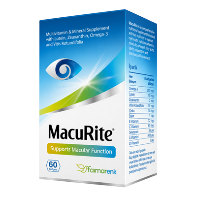 Macurite Lutein Zeaksantin 60 Kapsül Fiyatları - Modern Eczane