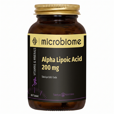 Microbiome Alpha Lipoic Acid 200 mg 30 Tablet Fiyatları - Modern Eczane