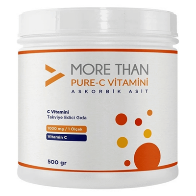 More Than Pure-C Vitamini Toz 500 gr Fiyatları - Modern Eczane