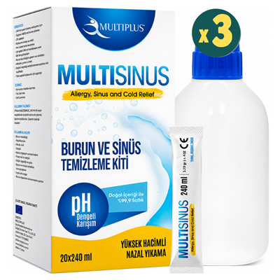 Multisinüs Burun Ve Sinüs Temizleme Kiti 3 Adet Fiyatları - Modern Eczane