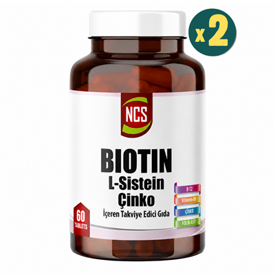 Ncs Biotin L-sistein Çinko 60 Tablet Fiyatları 2 Adet - Modern Eczane