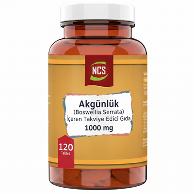 Ncs Boswellia Serrata Akgünlük 1000 mg 120 Tablet Fiyatları - Modern Eczane