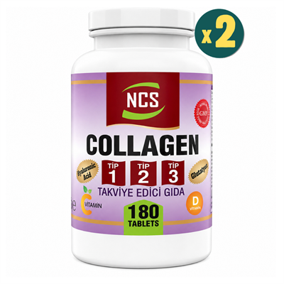 NCS Collagen Tip 1-2-3 Glutatyon 180 Tablet 2 Adet Fiyatları - Modern Eczane