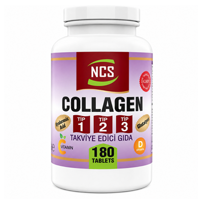 NCS Collagen Tip 1-2-3 Glutatyon 180 Tablet Fiyatları - Modern Eczane
