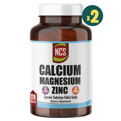 Ncs Kalsiyum Magnezyum Zinc Vitamin D & K 120 Tablet 2 Adet Fiyatları - Modern Eczane