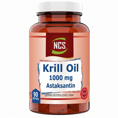 NCS Krill Oil 1000 mg Astaksantin 90 Softjel Fiyatları - Modern Eczane