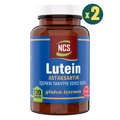 NCS Lutein 15 mg Astaksantin 12 mg 120 Tablet 2 Adet Fiyatları  - Modern Eczane