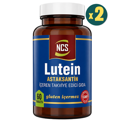 NCS Lutein 15 mg Astaksantin 12 mg 60 Tablet 2 Adet Fiyatları - Modern Eczane