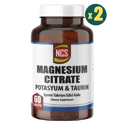 Ncs Magnezyum Sitrat Potasyum & Taurin 60 Tablet 2 Adet Fiyatları - Modern Eczane