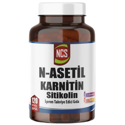 NCS N-Asetil Karnitin Sitikolin 120 Kapsül Fiyatları - Modern Eczane