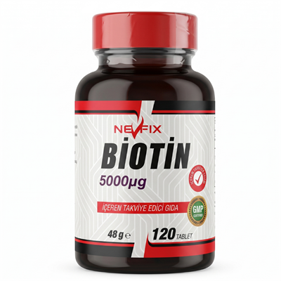 Nevfix Biotin 5000 mcg 120 Tablet Fiyatları - Modern Eczane