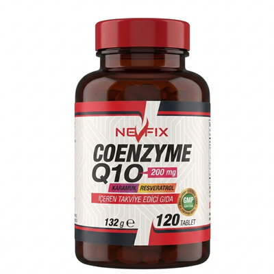 Nevfix Coenzyme Q10 200 mg Koenzim Q10 120 Tablet Fiyatları - Modern Eczane