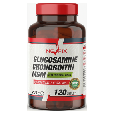 Nevfix Glucosamine Chondroitin MSM Hyaluronic Acid 120 Tablet Fiyatları - Modern Eczane
