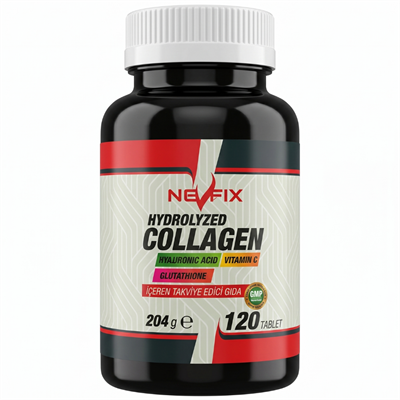 Nevfix Hidrolize Kollajen Hyaluronic Acid Glutatyon Vitamin C 120 Tablet Fiyatları - Modern Eczane