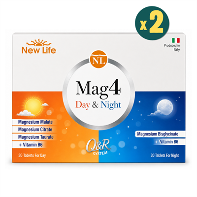 New Life Mag4 Day & Night 60 Tablet 2 Adet Fiiyatları - Modern Eczane